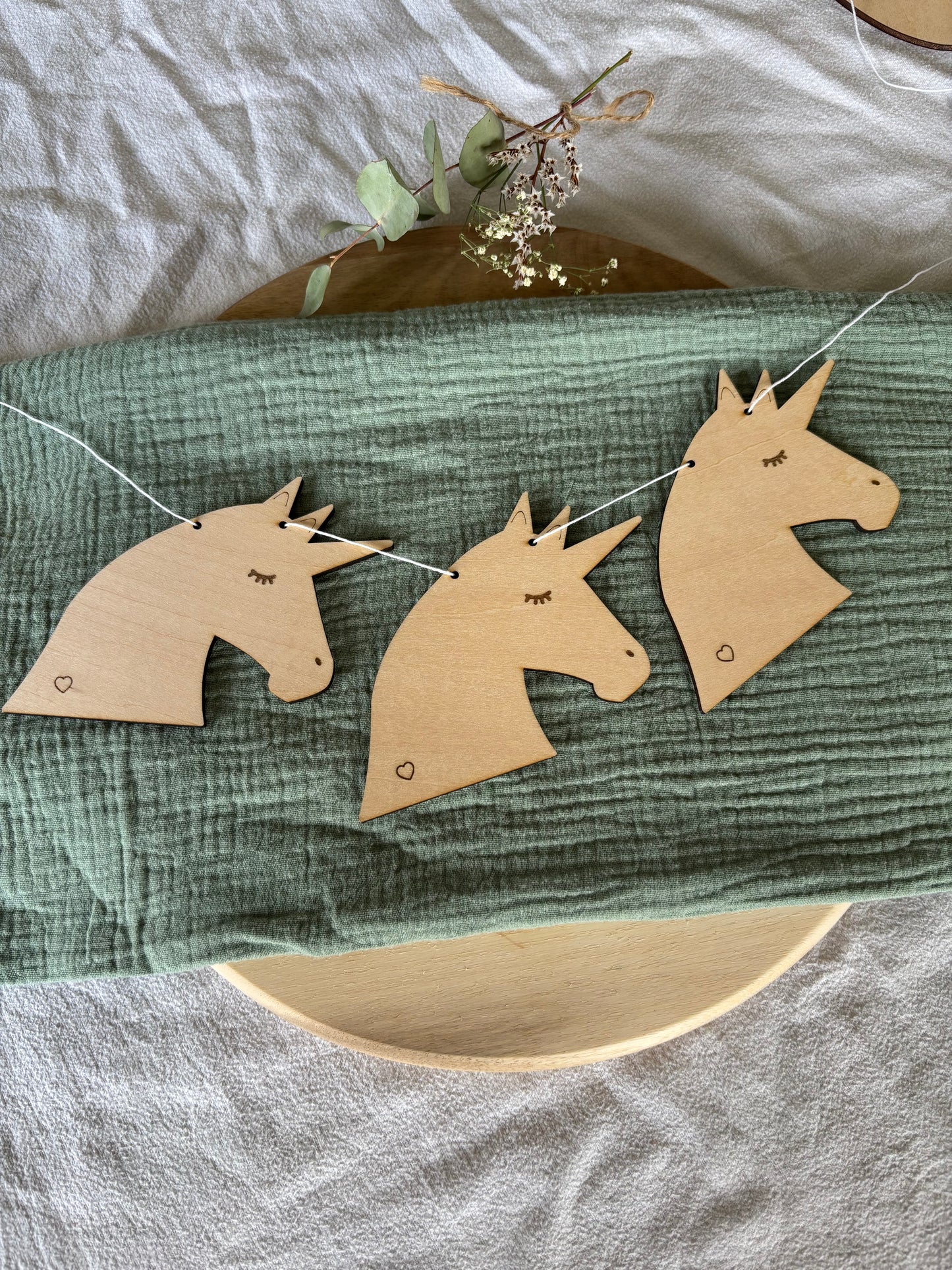 Einhorn Girlande