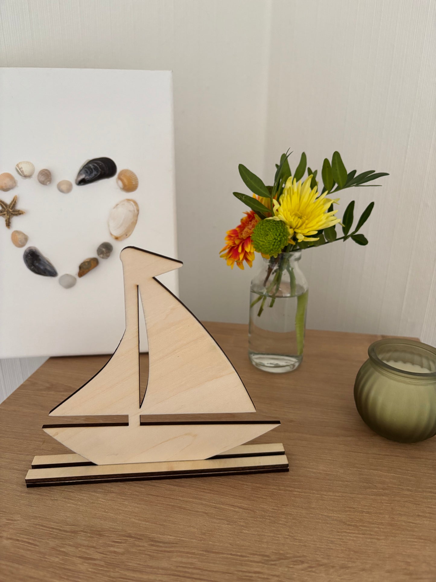 Muschel Schiff Seestern maritime Deko
