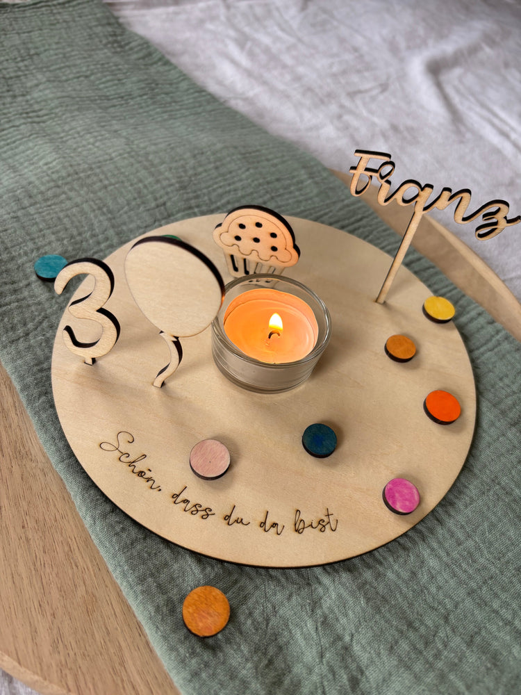 Geburtstagsring und Jahreszeitenkranz mit Steckersets