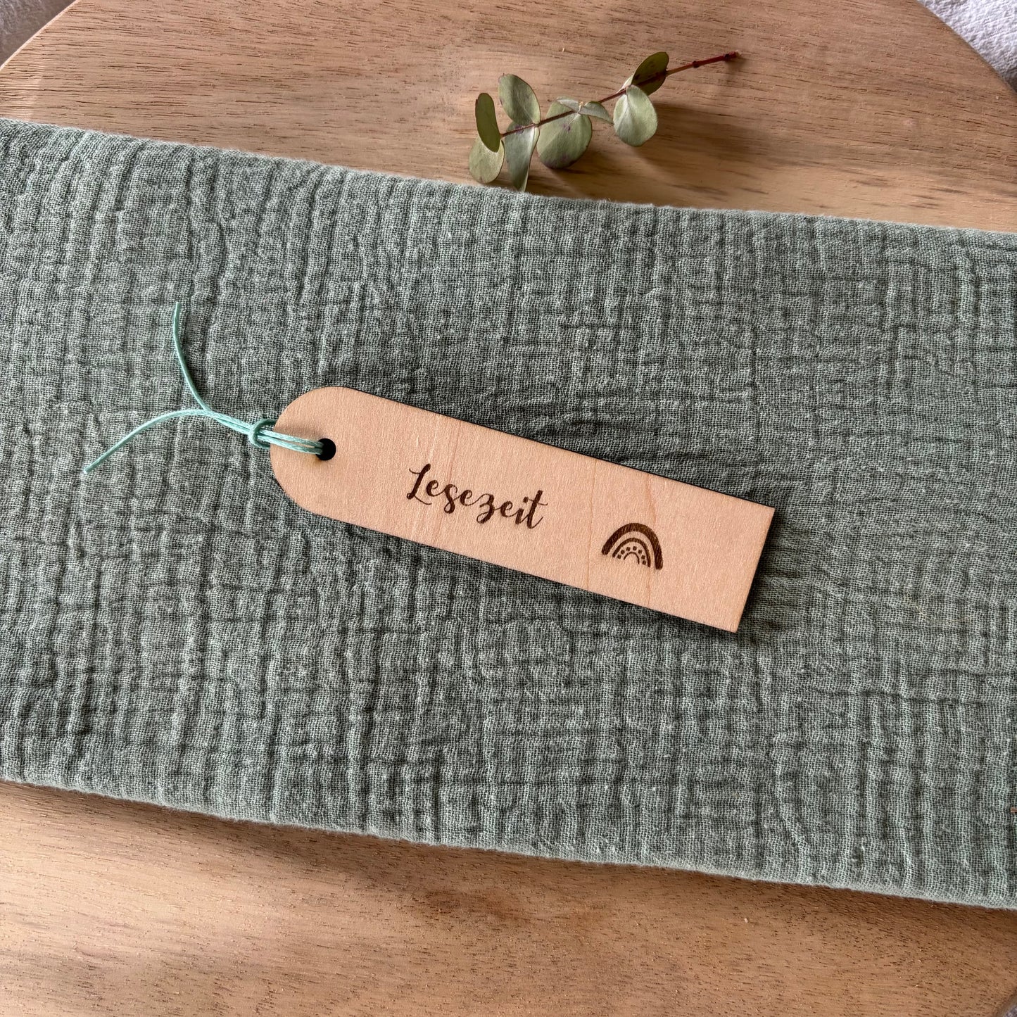 Lesezeichen aus Holz