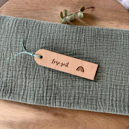 Lesezeichen aus Holz