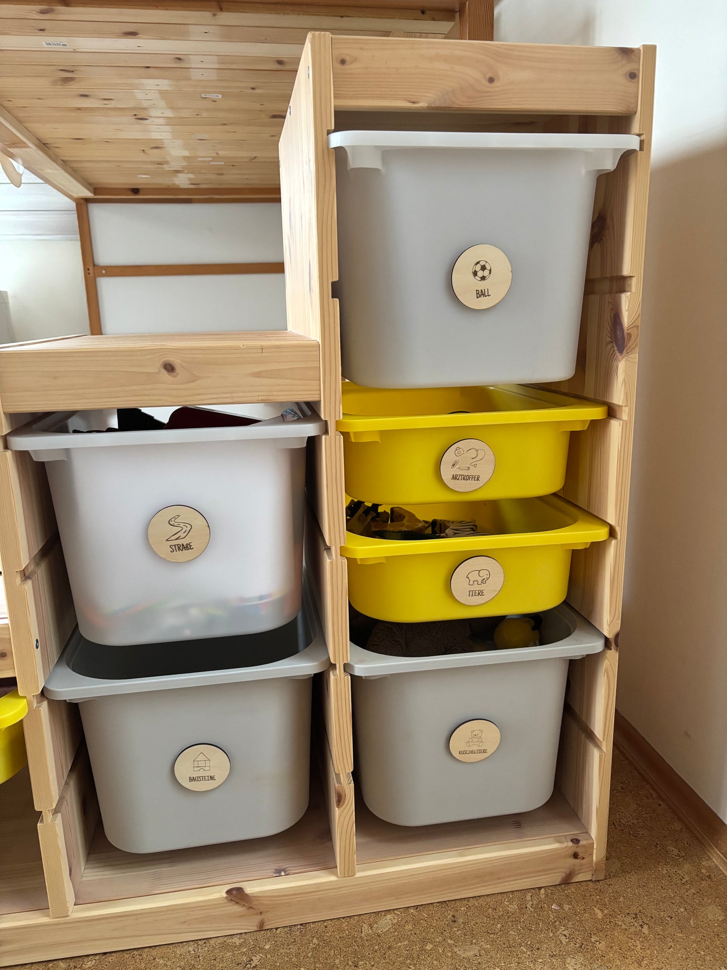 Ordnungsschilder Spielzeug rund