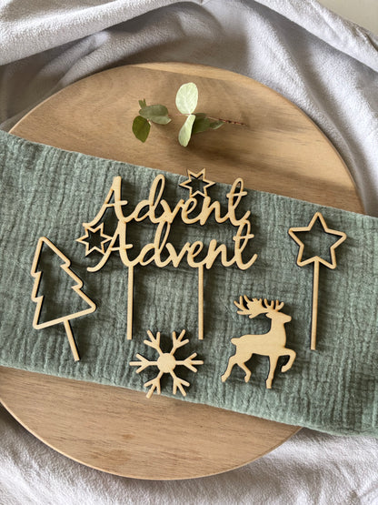 Advent und Weihnachten Steckerset