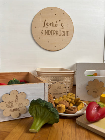 personalisiertes Schild Kinderküche oder Kaufladen