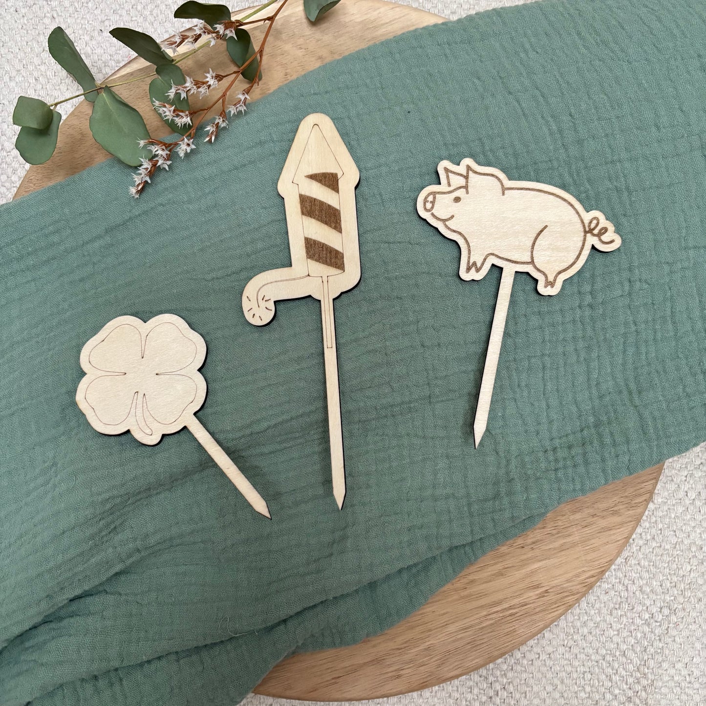 Silvester Cake Topper