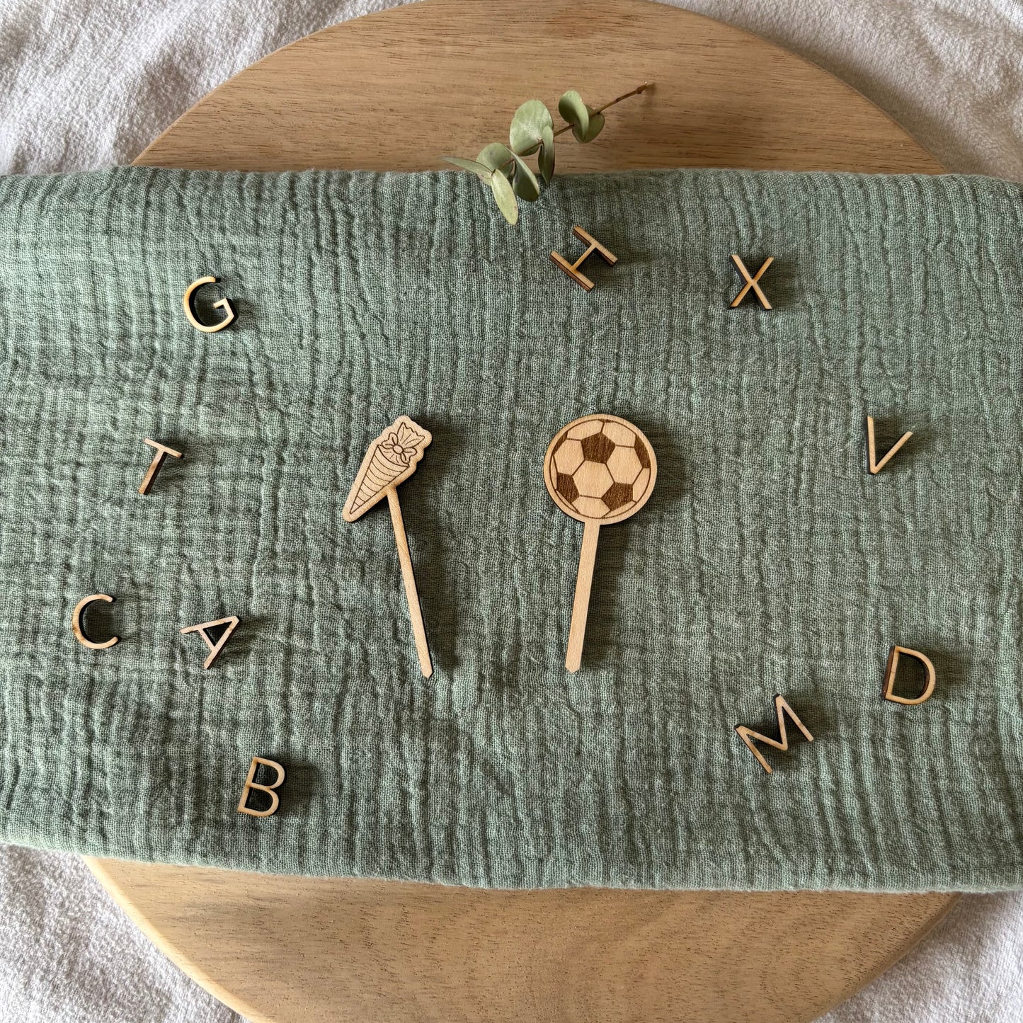 Cake Topper Set Einschulung