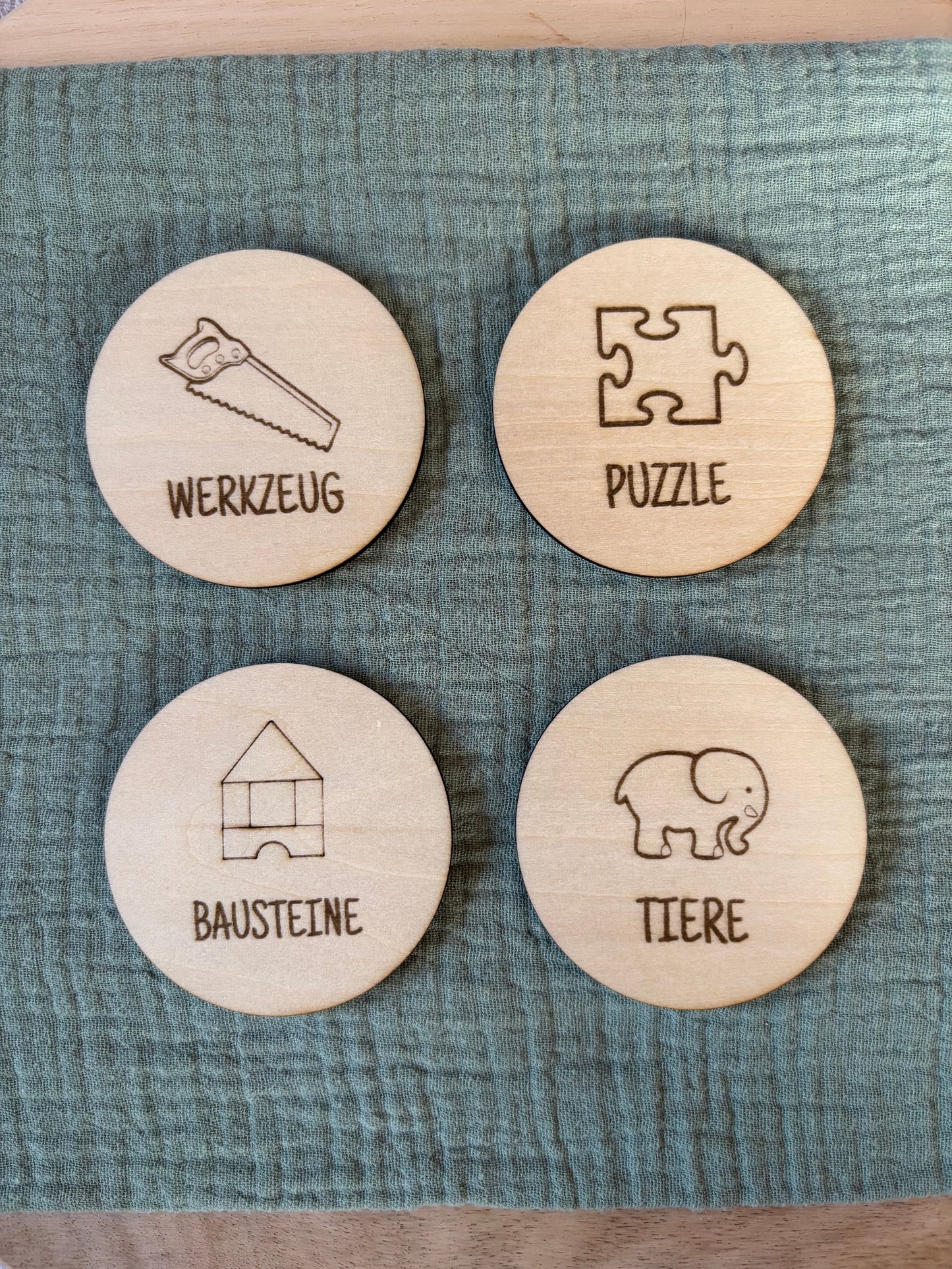 Ordnungsschilder Spielzeug rund