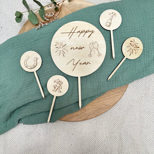 Silvester Cake Topper