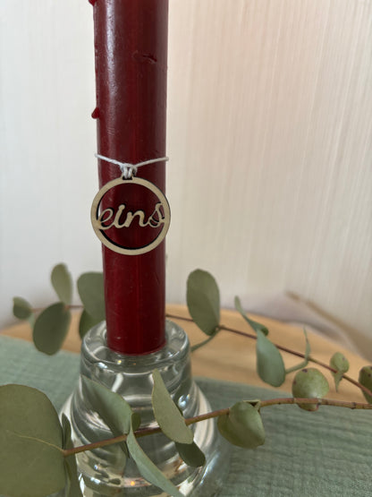 Anhänger für Adventskranz Kerzen
