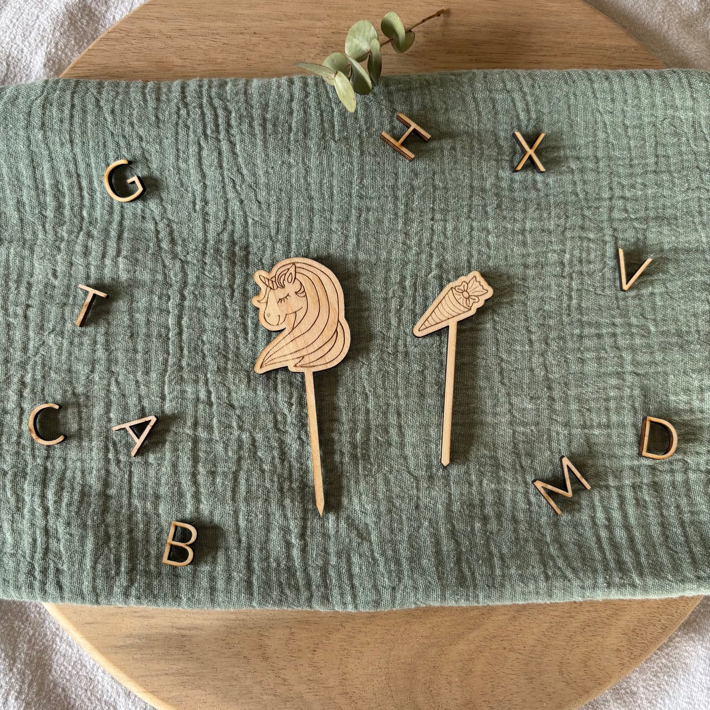 Cake Topper Set Einschulung