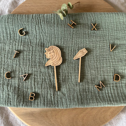 Cake Topper Set Einschulung
