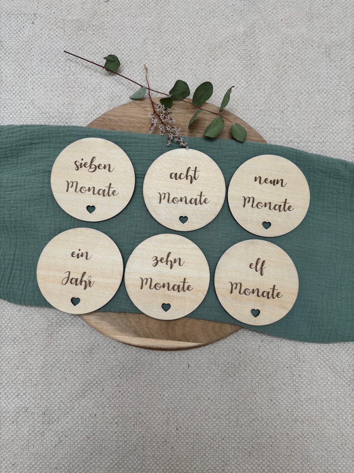 Meilensteinkarten Monate
