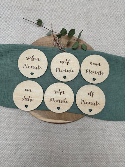 Meilensteinkarten Monate