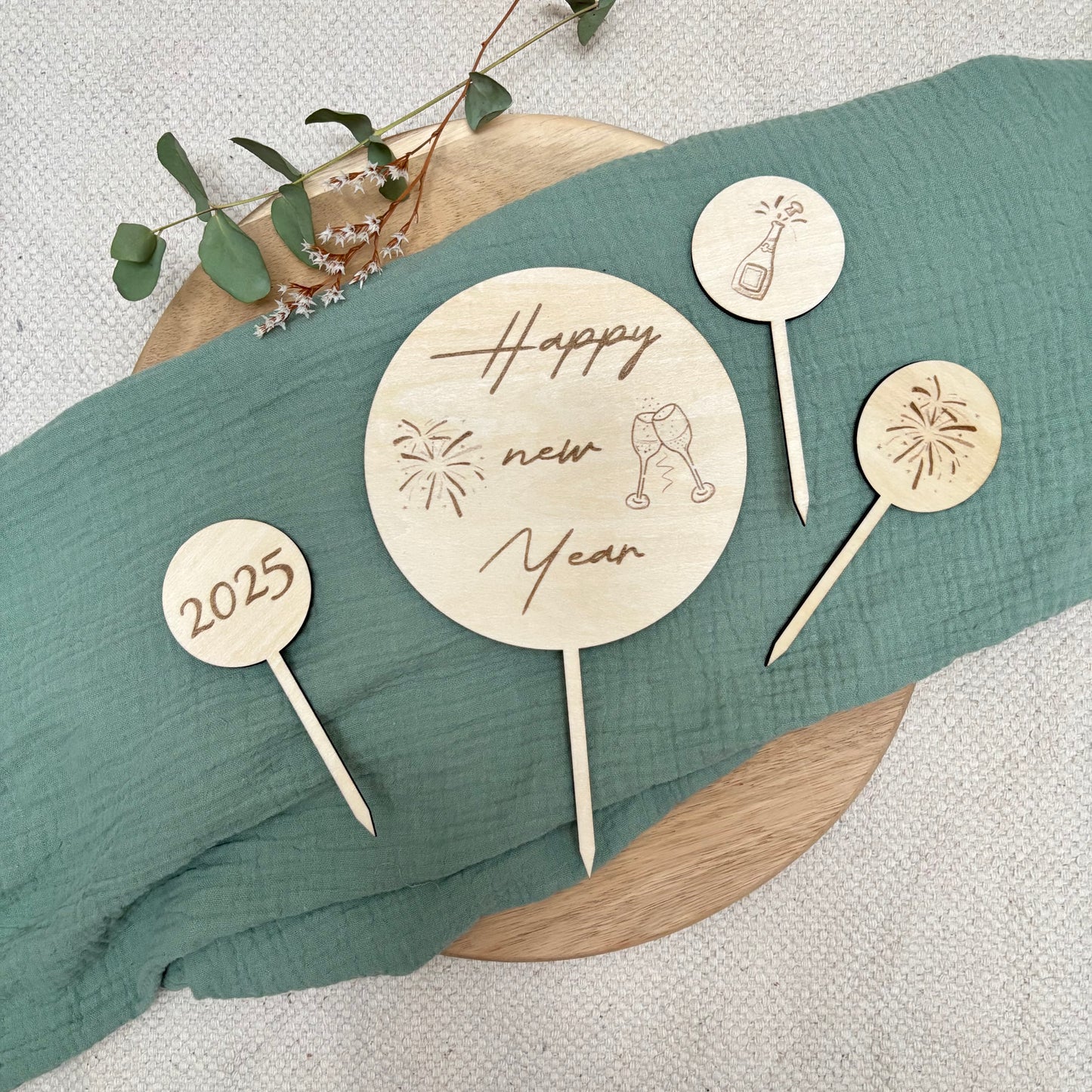Silvester Cake Topper