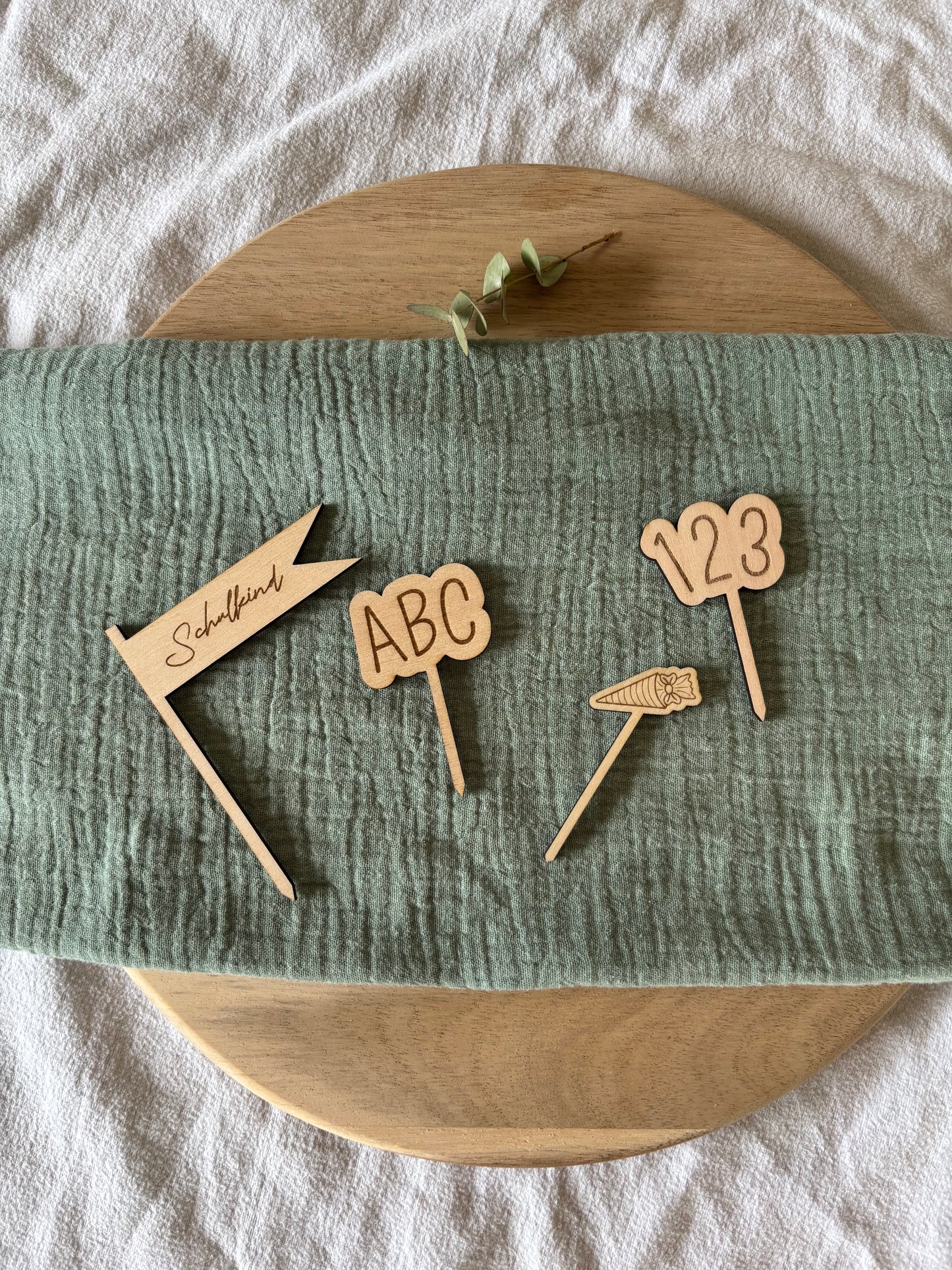 Cake Topper Set Einschulung