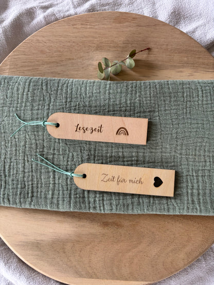Lesezeichen aus Holz
