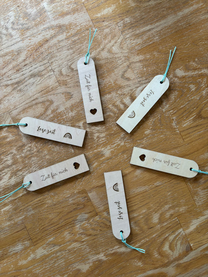 Lesezeichen aus Holz