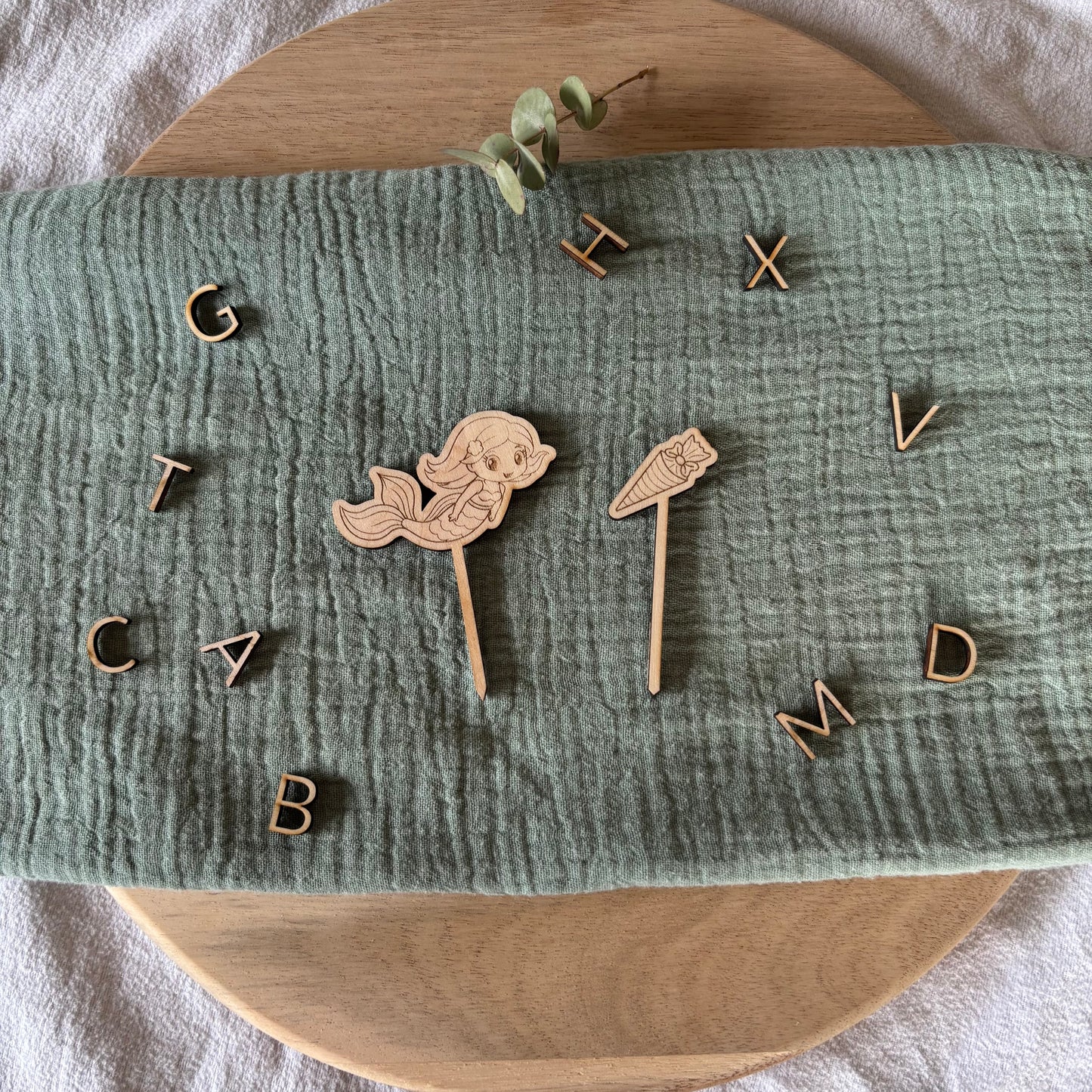 Cake Topper Set Einschulung