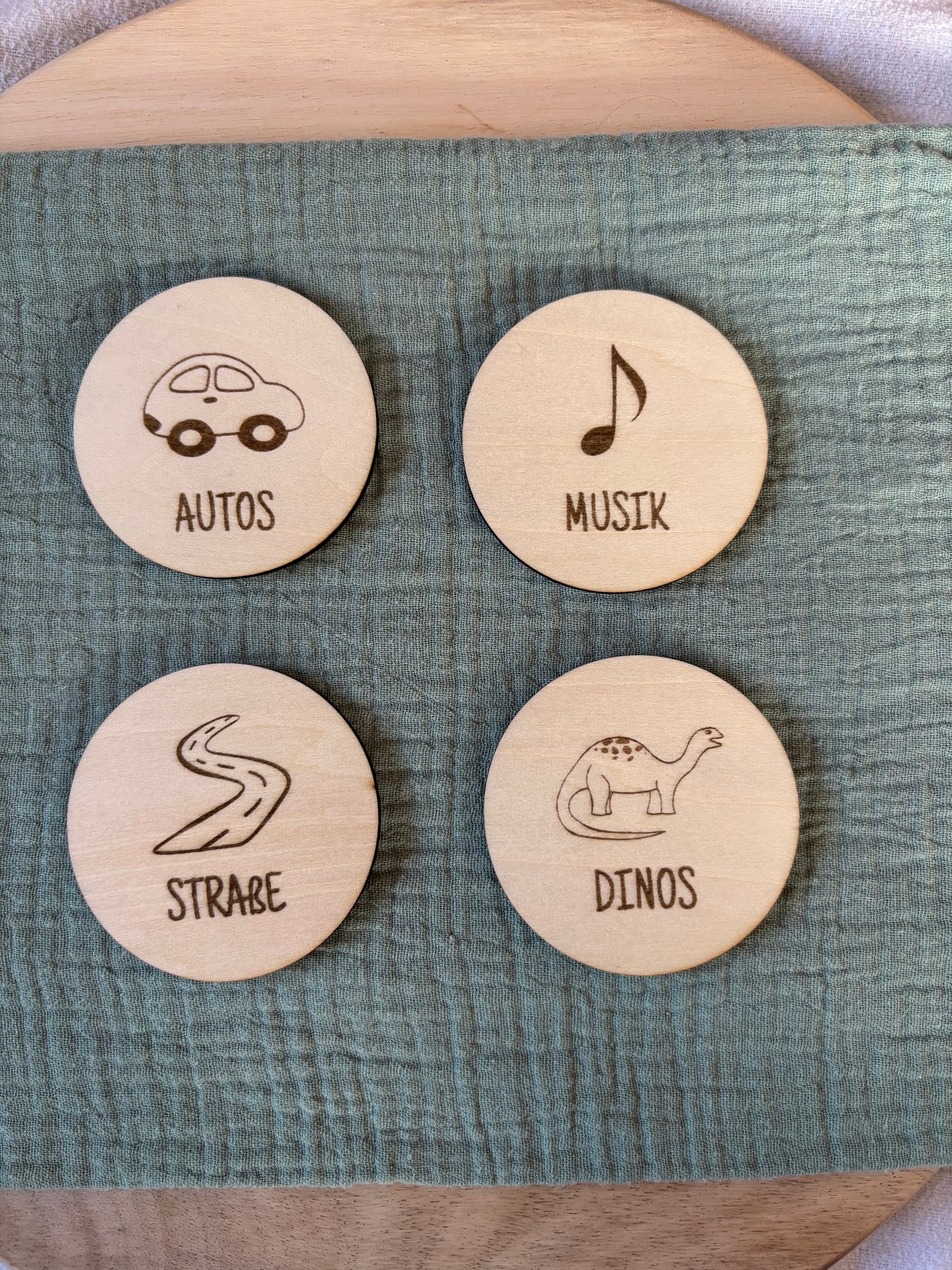 Ordnungsschilder Spielzeug rund