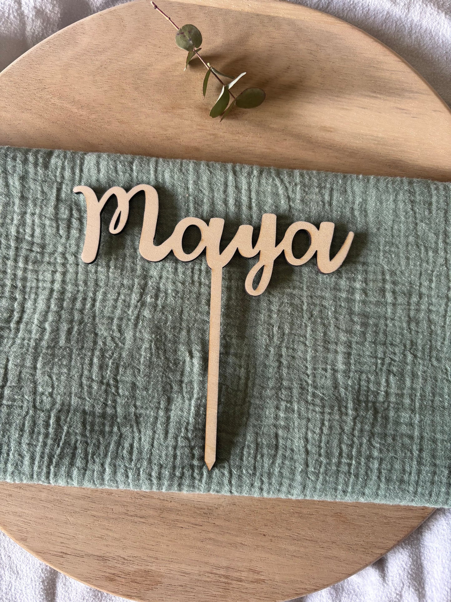 Caketopper Set Regenbogen und Blume