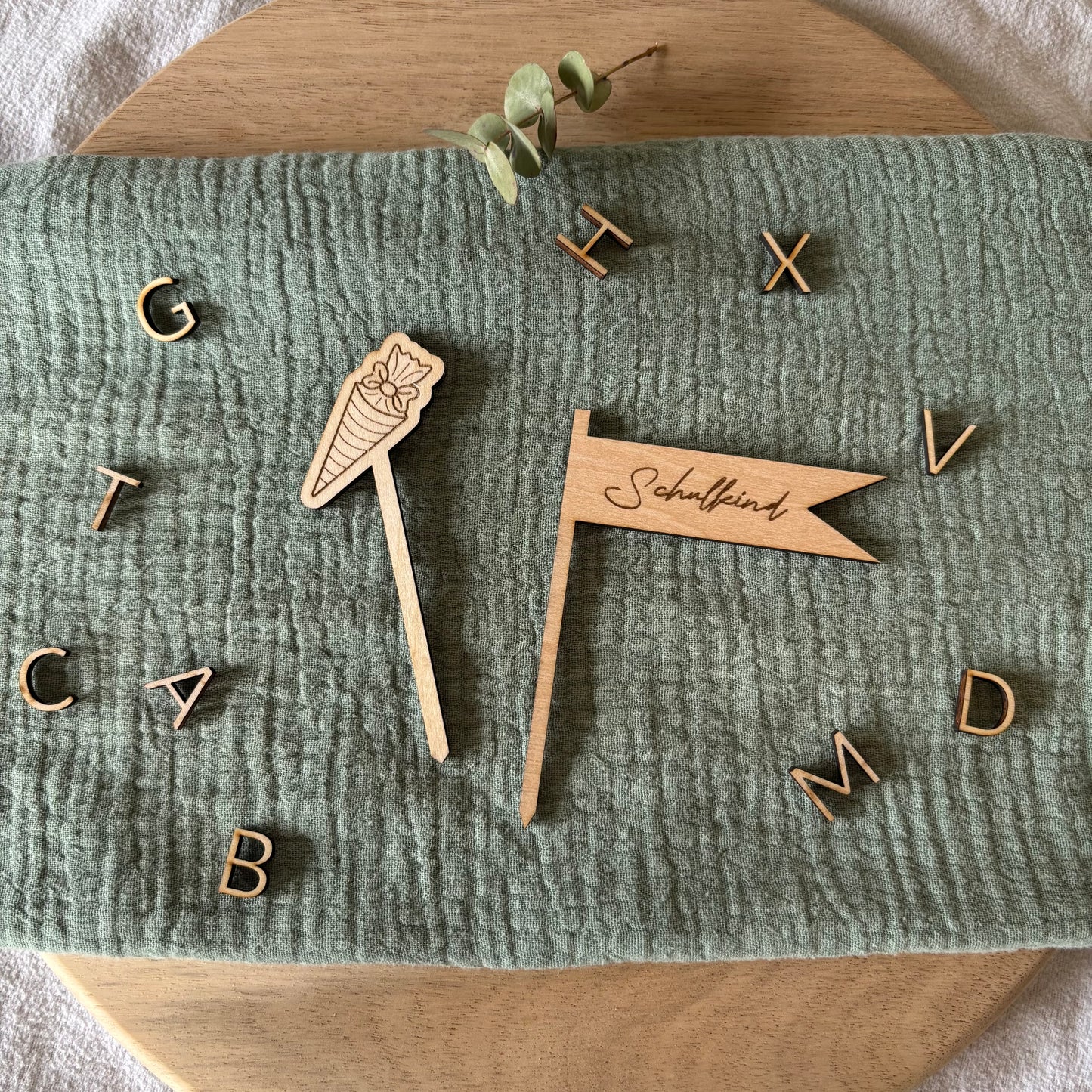 Cake Topper Set Einschulung