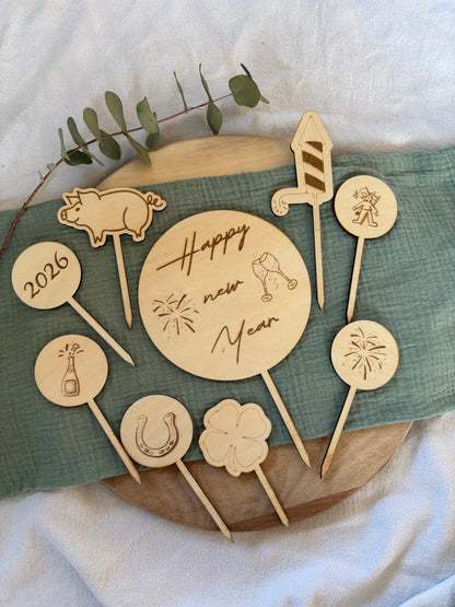 Silvester Cake Topper