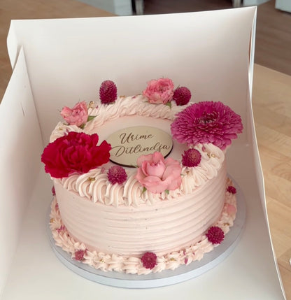 personalisierter Topper Torte rund