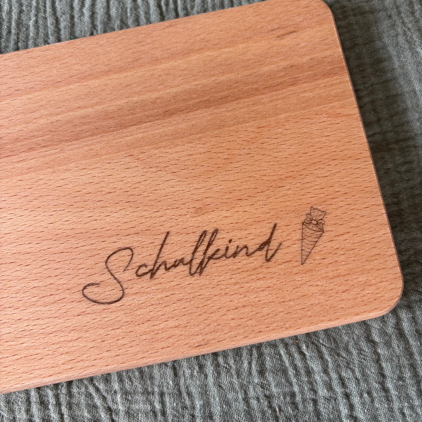 Schulkind Brotzeitbrettchen