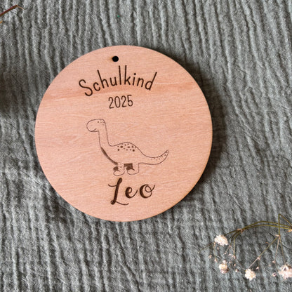 Anhänger Schultüte mit Name und Wunschmotiv