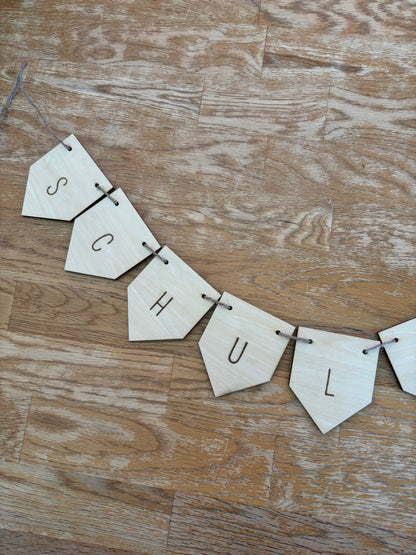 Wimpelkette Schulkind personalisiert