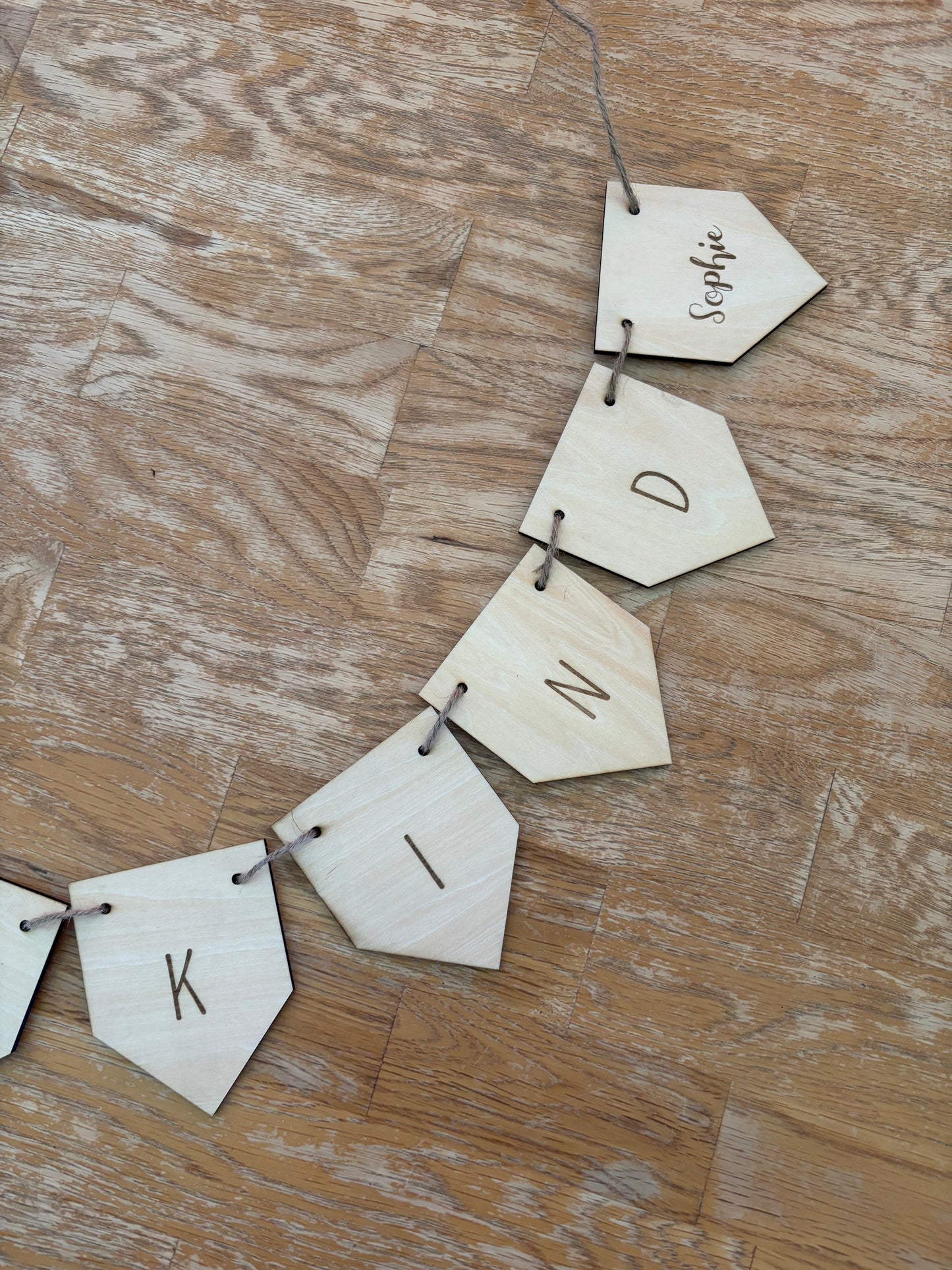 Wimpelkette Schulkind personalisiert