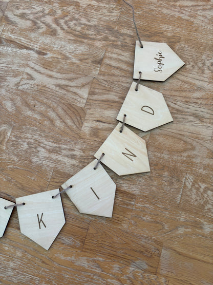 Wimpelkette Schulkind personalisiert