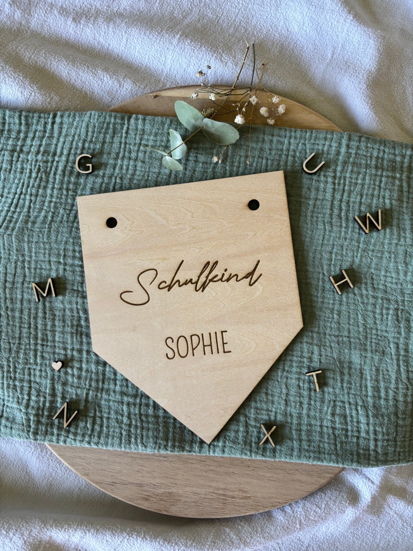 Wimpel Schulkind personalisiert