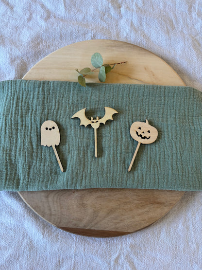 Halloween Cake Topper Set