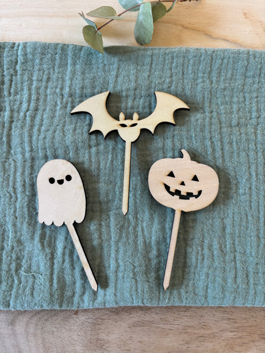 Halloween Cake Topper Set