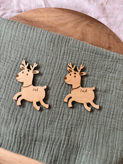 Anhänger Rentier personalisiert