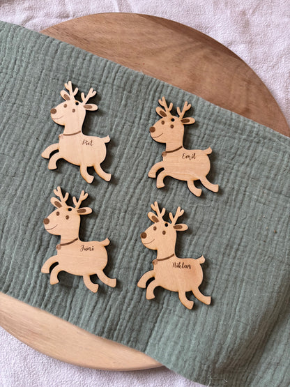 Anhänger Rentier personalisiert