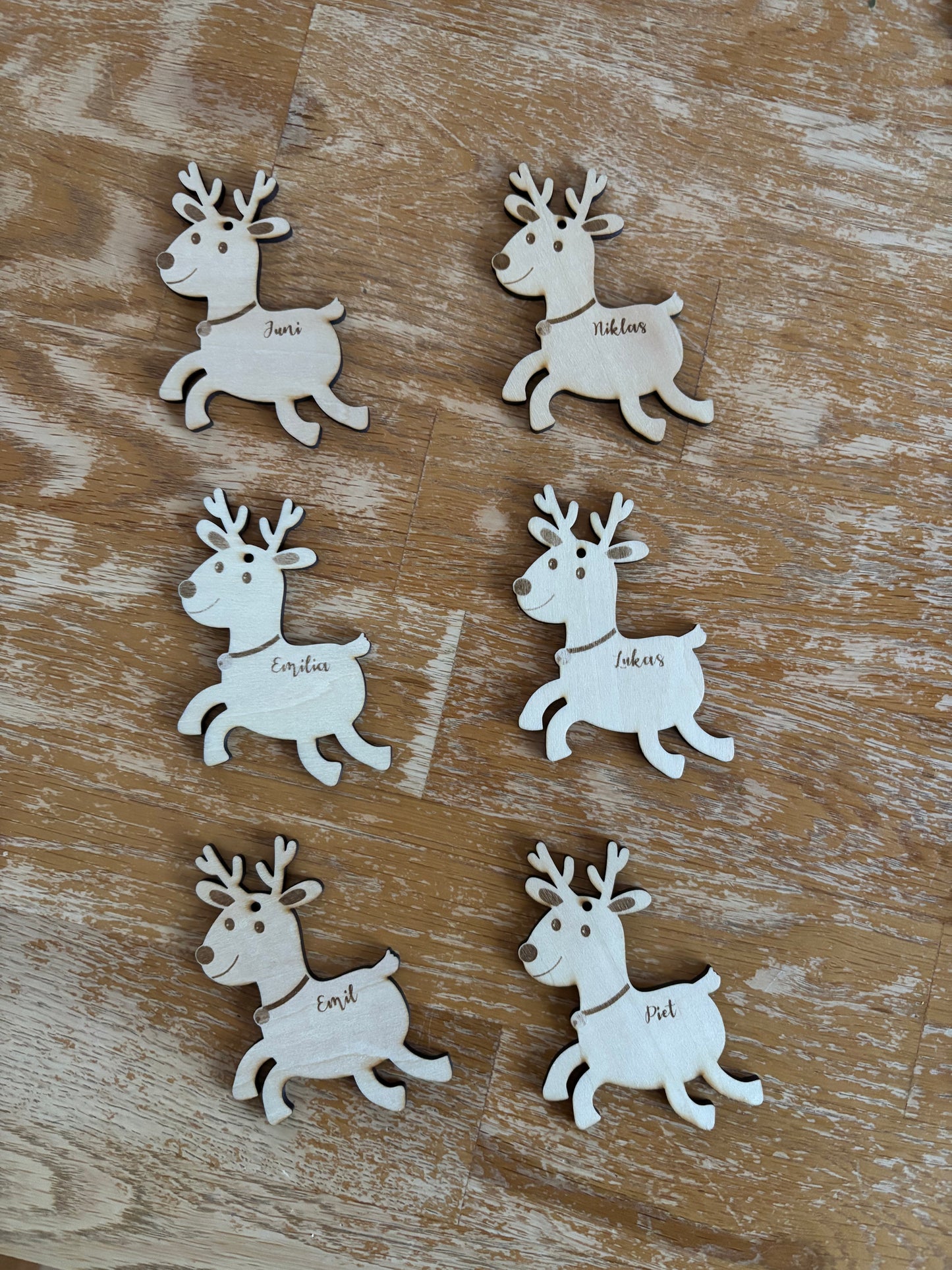 Anhänger Rentier personalisiert