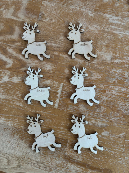 Anhänger Rentier personalisiert