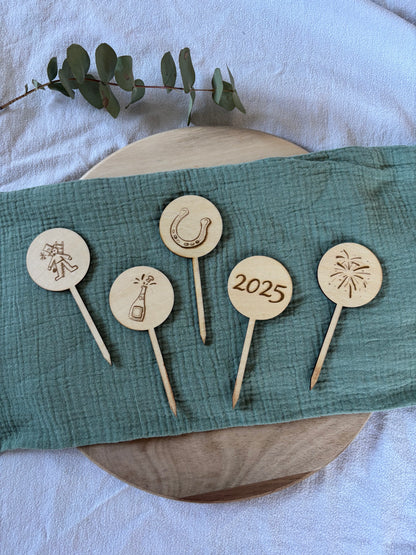 Silvester Cake Topper