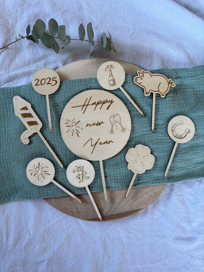 Silvester Cake Topper