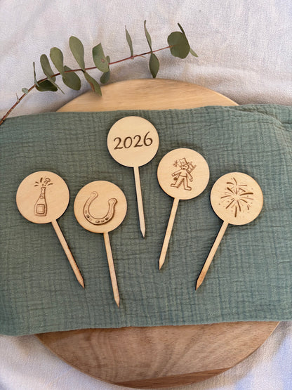 Silvester Cake Topper