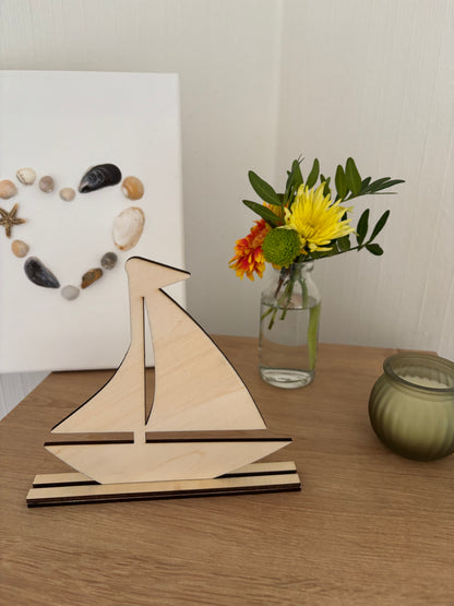 Muschel Schiff Seestern maritime Deko